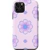 Floral Aesthetic Flower Botanical Gifts Custodia per iPhone 11 Pro Carino Viola Lilla Minimal Viola Modello Acquerello