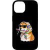 Vintage Retro Knitting Cute Lover Women Custodia per iPhone 14 Shiba Inu Dog Granny Square Crochet Yarn Crochet Lover