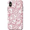 Marvel Custodia per iPhone X/XS Marvel Studios Spider-Man: Brand New Day Red Web Pattern