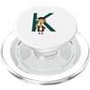 Timowo Studio Giraffa Diploma Lettera K Alfabeto Animale PopSockets PopGrip per MagSafe