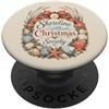 Shoreline Society Seashell - Ghirlanda di conchiglie natalizie costiere PopSockets PopGrip Adesivo