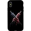 Paint Dripping Patriotic 4th of July US Custodia per iPhone X/XS Phlebotomist Farmacia Tech Bandiera americana USA Drip Graffiti