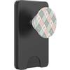 Floral Aesthetic Flower Botanical Gifts Motivo a scacchi pastello Cottagecore Tea Fiori di campo Floreale PopSockets PopWallet per MagSafe