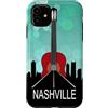 Cedar Rue Custodia per iPhone 11 nashville, chitarra, bolle, orizzonte