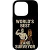 Land Surveying Equipment Custodia per iPhone 14 Pro Miglior geometra al mondo