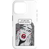 Grandio Design Funny Pop Art Gifts Custodia per iPhone 16 Pro It's Way Too Peopley Fuori Umoristico Vintage Pop Art Girl