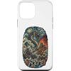 Japanese Massive ancient sea dragon wave Custodia per iPhone 12 mini Giapponese Sea Dragon Chaos Wave Samurai Vintage anime Amanti