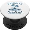 Paradise Island Travel Club Bahamas Social Club Paradise Island PopSockets PopGrip Adesivo