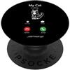 Cat Lover Funny Gifts Co Design divertente per amanti dei gatti con scritta My Cat Is Calling PopSockets PopGrip Adesivo