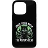 Alpha Wolf Sigma Moon Greek Alpha Wolf S Custodia per iPhone 13 Pro Nascondi tua moglie The Alpha is Here Wolf Maschio Werwolf Meme