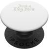 Just A Girl Testo In Inglese Antico Goth Just A Girl TShirt Gothic Goth Old English Blackletter PopSockets PopGrip Adesivo