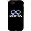 Neurodivergent Pride & Spectrum Aestheti Custodia per iPhone SE (2020) / 7/8 Neurospicy Infinity Loop | Autismo ADHD Umorismo - Glitch Art