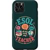 ESOL Globe And Grammar Custodia per iPhone 11 Pro ESOL Teacher Insegnante di lingue Educatore multilingue