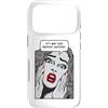 Grandio Design Funny Pop Art Gifts Custodia per iPhone 17 Pro It's Way Too Peopley Fuori Umoristico Vintage Pop Art Girl