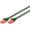 Digitus DK16170025G Cavo Rete Non Schermato, Verde, Cat-6 - 0,25 m, Cavo patch - U-UTP - LSZH