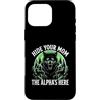 Alpha Wolf Sigma Moon Greek Alpha Wolf S Custodia per iPhone 16 Pro Max Nascondi tua moglie The Alpha is Here Wolf Maschio Werwolf Meme