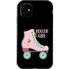 THE BEST ROLLER SKATE PRESENTS Custodia per iPhone 11 Pattinatrice a rotelle, stile retrò, vintage, anni '70, '80, '90