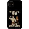 Land Surveying Equipment Custodia per iPhone 11 Miglior geometra al mondo