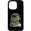 Vintage Retro Knitting Cute Lover Women Custodia per iPhone 13 Pro T-Rex Dinosauro Tyrannosaurus Rex Dino Granny Square Crochet
