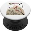 Qigong Beginner / Qigong Student. Chi / Istruttore di calligrafia cinese Qi Energy (Chi) / Tai Chi PopSockets PopGrip Adesivo
