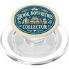 Beige Blue Book Reader Bookish Popper Co Beige Blue Bookish Dark Romance Romantasy Book Reading PopSockets PopGrip per MagSafe