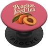 Iced Tea Sweet Summer Vibes Summer Vacat Grafica souvenir retrò con tè freddo alla Georgia Peaches PopSockets PopGrip Adesivo