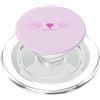 PopSockets - Impugnatura per telefono a forma di gatto, motivo: naso di PopSockets PopGrip per MagSafe