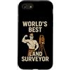 Land Surveying Equipment Custodia per iPhone SE (2020) / 7/8 Miglior geometra al mondo