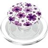 Floral Aesthetic Flower Botanical Gifts Lavanda Viola Floreale Fiori Modello Viola Lilla PopSockets PopGrip per MagSafe