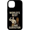 Land Surveying Equipment Custodia per iPhone 14 Miglior geometra al mondo