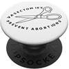 Feminism Gift Womens Rights Resist Kanig Le vasectomie per la salute delle donne prevengono gli aborti Pro Choice PopSockets PopGrip Adesivo