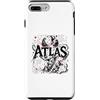 Greek Mythology Atlas Titan Cosmic Custodia per iPhone 7 Plus/8 Plus Antico greco Titano ATLAS Mito Mondo Cosmico
