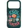 ESOL Globe And Grammar Custodia per iPhone 17 Pro ESOL Teacher Insegnante di lingue Educatore multilingue