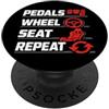 Sim Racing Setup Rig Builder Gift For Si Sim Racing Sim Racer Sim Racing Rig Racing Simulator Virtuale PopSockets PopGrip Adesivo