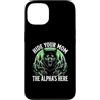 Alpha Wolf Sigma Moon Greek Alpha Wolf S Custodia per iPhone 13 Nascondi tua moglie The Alpha is Here Wolf Maschio Werwolf Meme