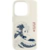 Negozio di Estetica Vintage Retrò Anime Custodia per iPhone 14 Pro Surf Giapponese Sulle Onde Cat Fuji Sea Neko Surf