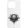 Wholesome Sketch Co Custodia per iPhone 15 Pro Max Opera d'arte Cerberus Hellhound Dark Fantasy Underworld Beast