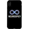 Neurodivergent Pride & Spectrum Aestheti Custodia per iPhone XS Max Neurospicy Infinity Loop | Autismo ADHD Umorismo - Glitch Art