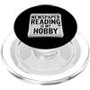 Hobby del giornale appassionato di stamp Newspaper Reading Is My Hobby Print Reader Routine - PopSockets PopGrip per MagSafe