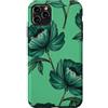 Floral Aesthetic Flower Botanical Gifts Custodia per iPhone 11 Pro Max Motivo botanico floreale verde acqua