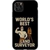 Land Surveying Equipment Custodia per iPhone 11 Pro Max Miglior geometra al mondo