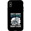 Alpha Wolf Don't Worry Kitten Custodia per iPhone X/XS Non preoccuparti, Kitten Daddy è qui, meme maschile Alpha Wolf