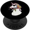 Vintage Retro Knitting Cute Lover Women Unicorno Granny Square Crochet Filato Crochet Amante Carino PopSockets PopGrip Adesivo