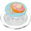 PopSockets - Impugnatura per telefono a forma di gatto, motivo: Donut Kitty PopSockets PopGrip per MagSafe