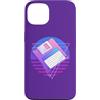 Retro PC Computer 80s Vaporwave Memorabi Custodia per iPhone 13 Vaporwave 80s Memorabilia Retro 3.5 Floppy Disc