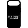 Side Quest Specialist Gamer Gift Custodia per iPhone Air Amante dei videogiochi Umorismo di gioco Divertente Specialista delle missioni