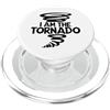 Fraxoweb I Am The Tornado Meteorologo Divertente Meteo Storm Chaser PopSockets PopGrip per MagSafe
