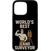 Land Surveying Equipment Custodia per iPhone 15 Pro Max Miglior geometra al mondo