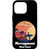 NARRAGANSETT SURFING SOUVENIRS Custodia per iPhone 16 Pro Narragansett Rhode Island Surf Surfer Vintage Tramonto Surf