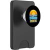 National Park Explorer Co. Paesaggio panoramico del tramonto del ghiacciaio della montagna dell' PopSockets PopWallet per MagSafe